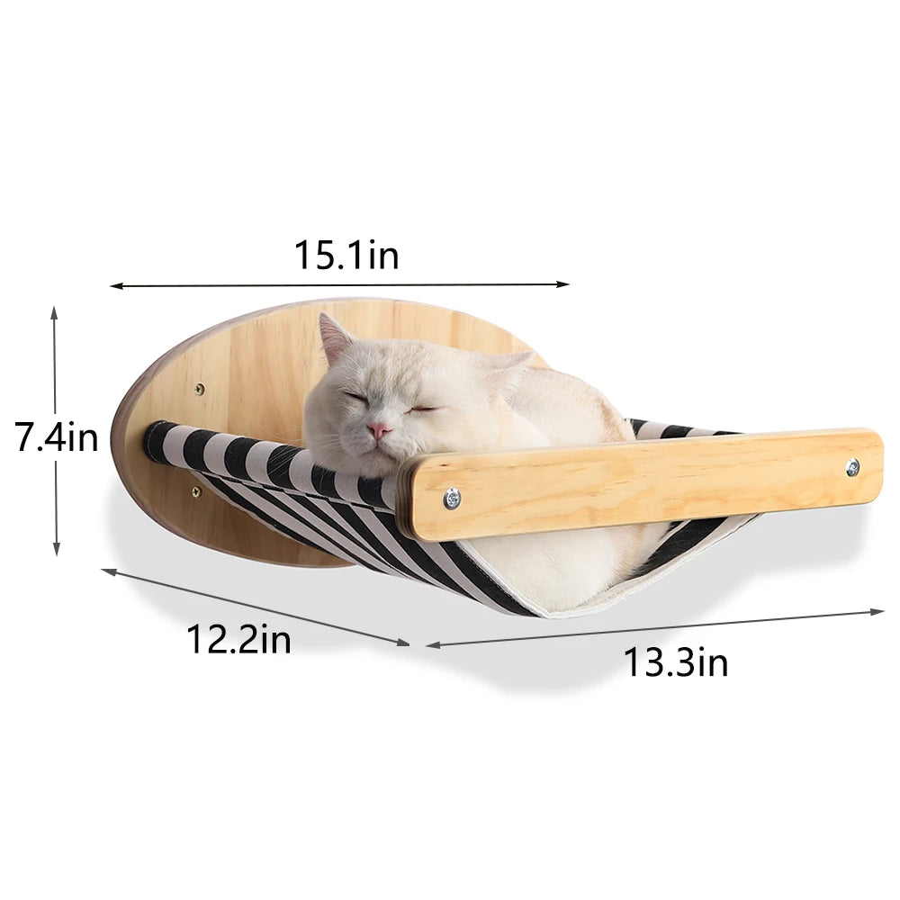 Cat Climbing Shelf Wall Mounted Four Step Stairway With Sisal Scratching Post For Cats Tree Tower Platform Jumping Pet Furniture - Your Healthy Version