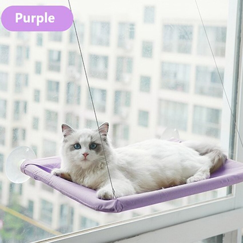 Cat Hammock Pet Hanging Sleeping Beds Cat Resting Seat Perch Window Hammock Mount Pet Comfortable Cat Pet Bed Bearing 20kg - Your Healthy Version
