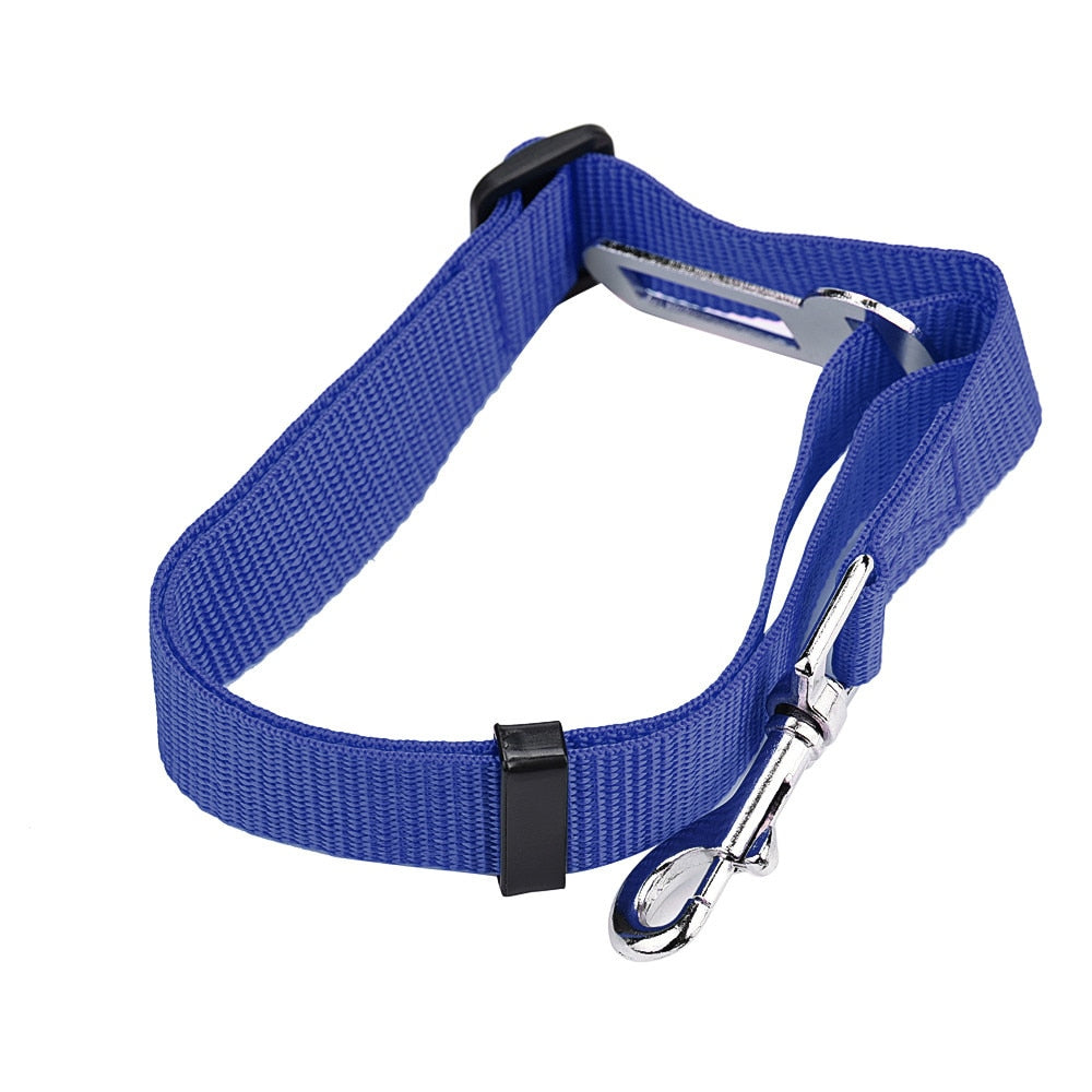 Pet Dog Cat Car Seat Belt Dog Accessories Adjustable Harness Lead Leash Small Medium Travel Clip Puppy Collar Leash Pet Supplies - Your Healthy Version