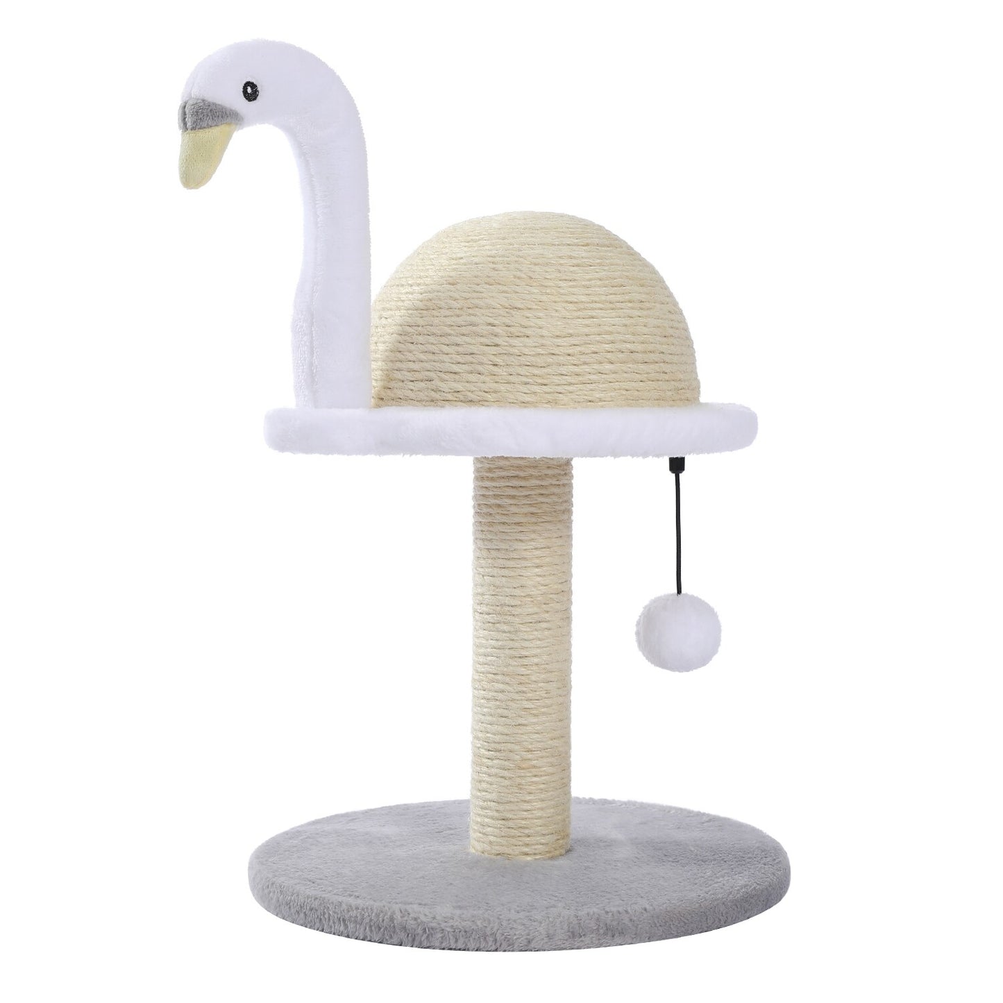 Animal Shaped Cat Scratching Post Flamingos Cute Cat Tree Tower with Sisal Rope for Indoor Cats House Furnitures Climbing Frame - Your Healthy Version
