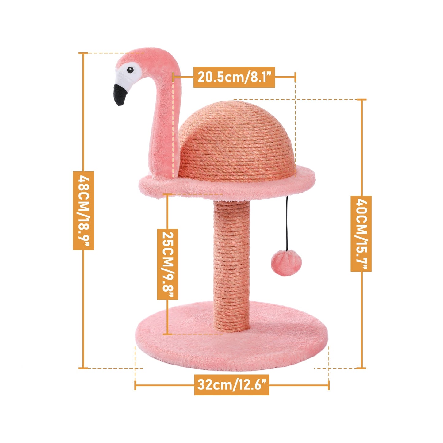 Flamingo Cat Scratching Post - Your Healthy Version