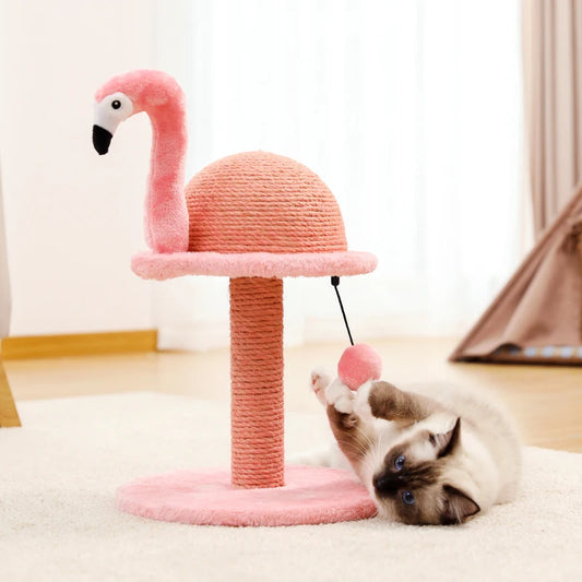 Flamingo Cat Scratching Post - Your Healthy Version