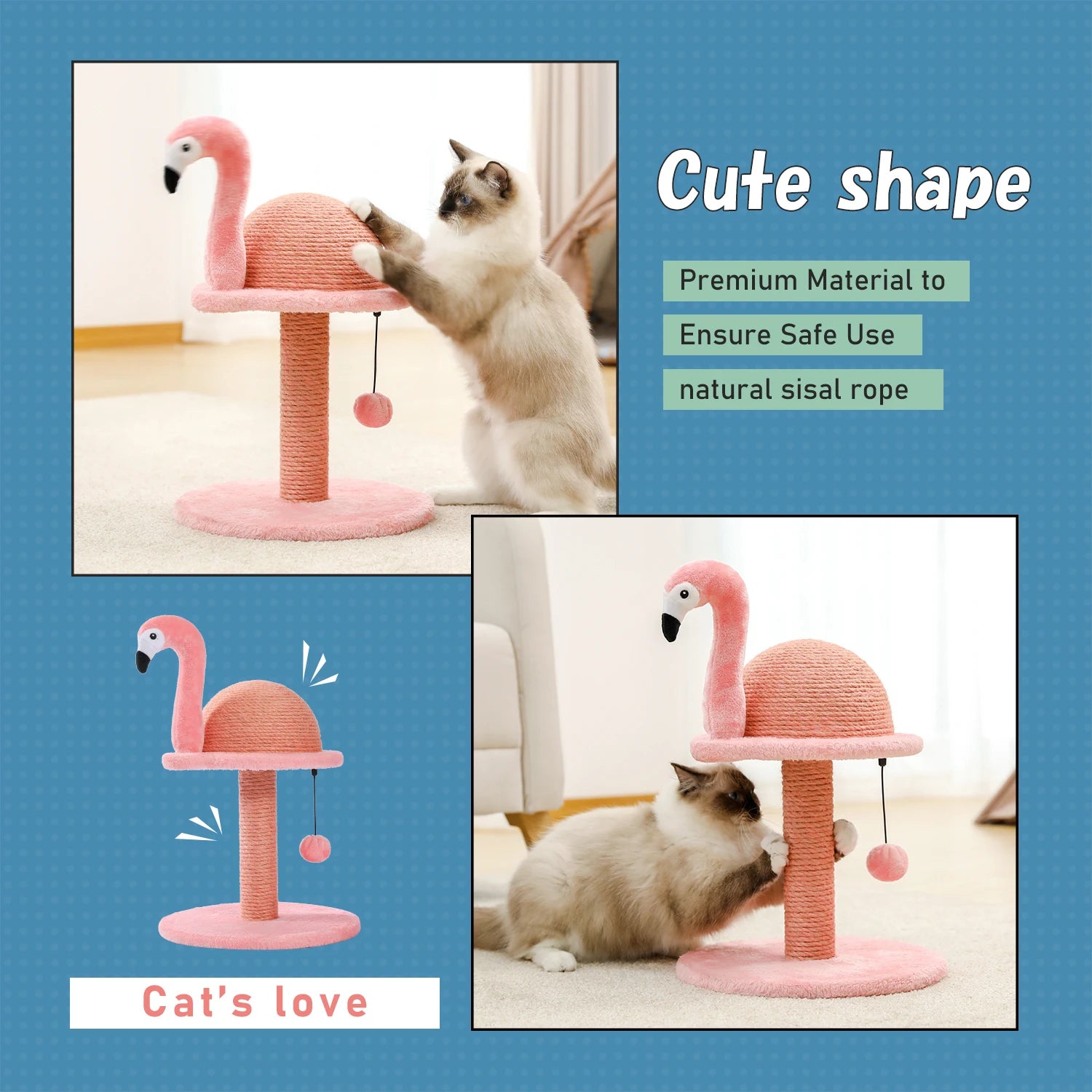 Cat Scratch Post Cats Kittens Sisal Scratch Pole Cat Scratcher - Your Healthy Version