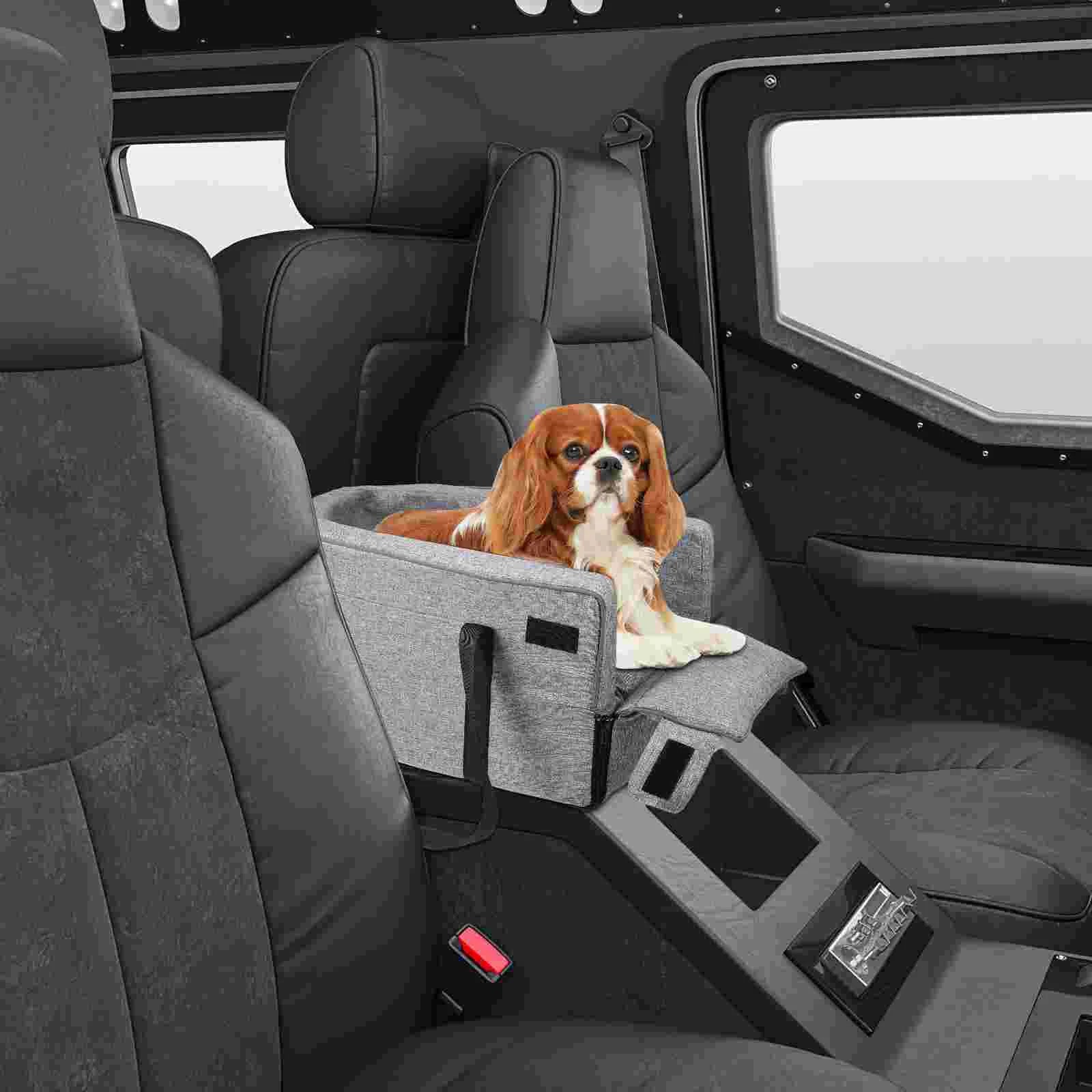 Doggie and Cat Car Seats Small Dogs Armrest Console - Your Healthy Version