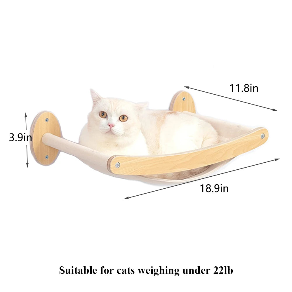 Cat Climbing Shelf Wall Mounted Four Step Stairway With Sisal Scratching Post For Cats Tree Tower Platform Jumping Pet Furniture - Your Healthy Version