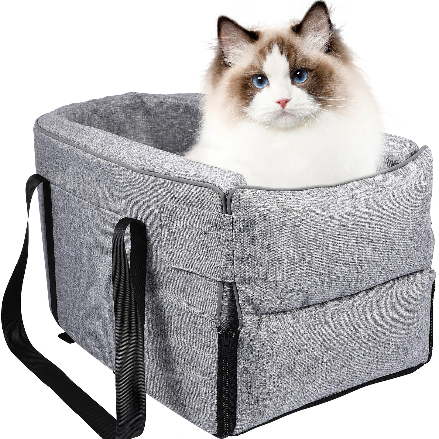Doggie and Cat Car Seats Small Dogs Armrest Console - Your Healthy Version