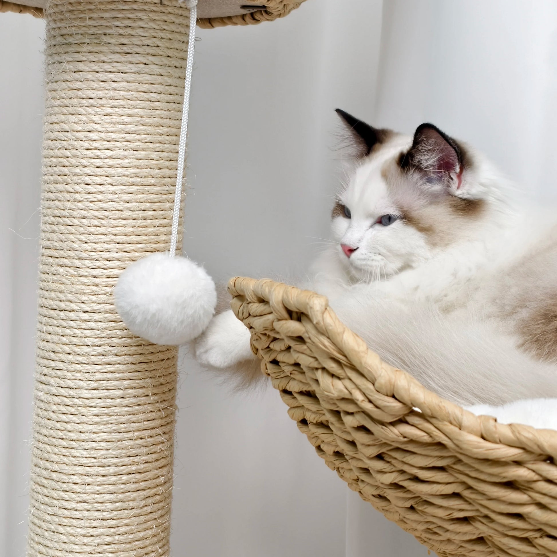 3-Tier Cat Tree Padded Plush Napping Perches Kitten Condo Sisal Rope Scratching Posts and Hanging Toy Tower for Indoor Kitties - Your Healthy Version