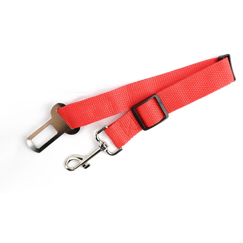 Pet Dog Cat Car Seat Belt Dog Accessories Adjustable Harness Lead Leash Small Medium Travel Clip Puppy Collar Leash Pet Supplies - Your Healthy Version