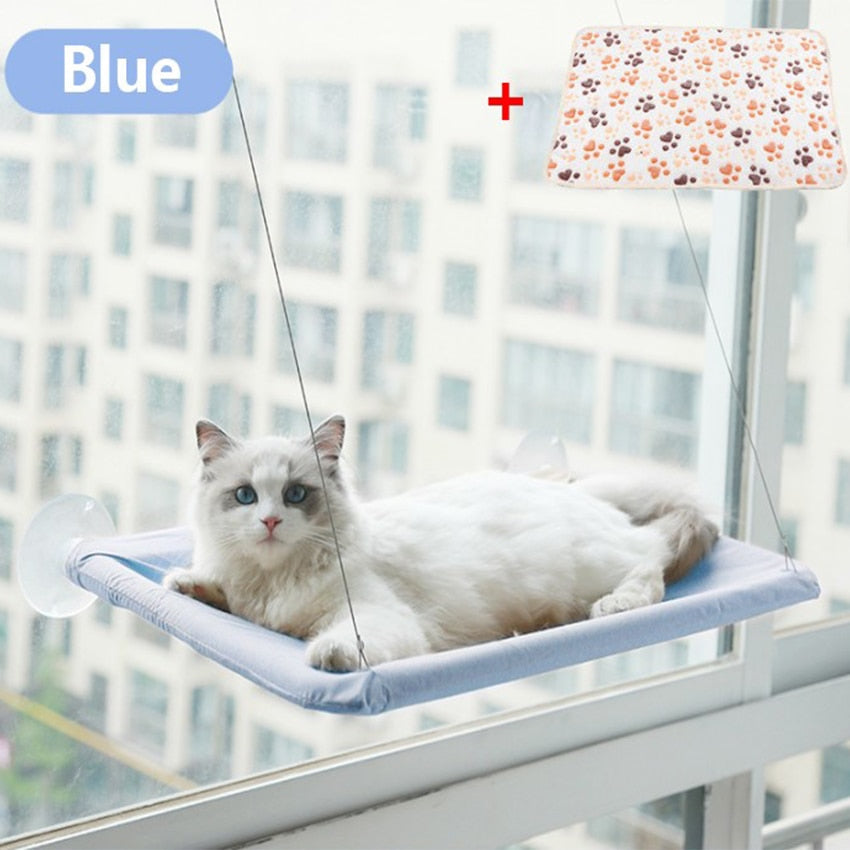 Cat Hammock Pet Hanging Sleeping Beds Cat Resting Seat Perch Window Hammock Mount Pet Comfortable Cat Pet Bed Bearing 20kg - Your Healthy Version