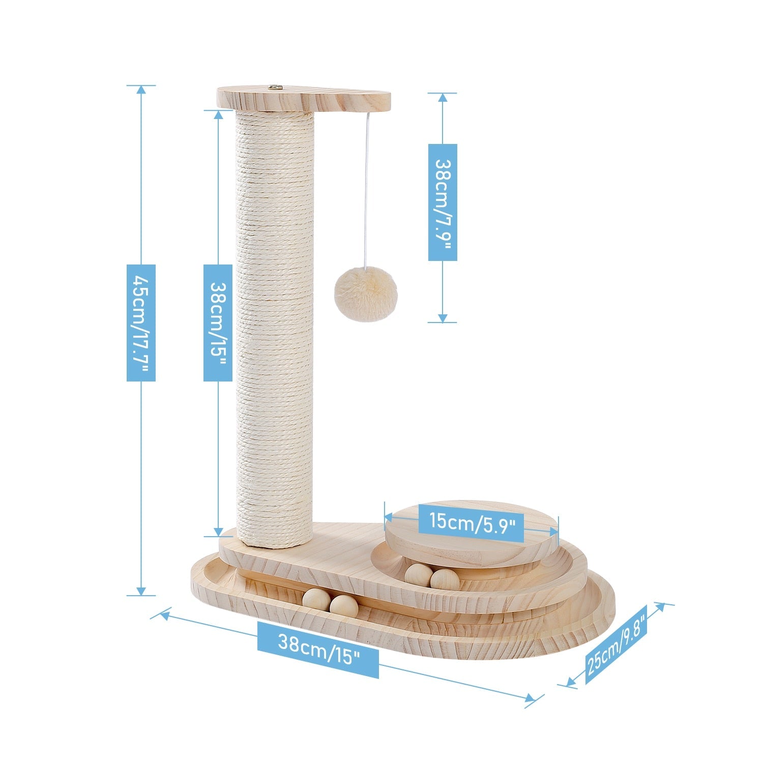 High quality Cat Scratching Post Cat Interactive Toys Cat Scratch Post Cats Kittens Sisal Scratch Pole Cat Scratcher - Your Healthy Version