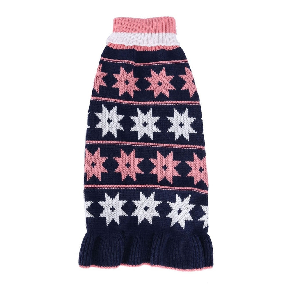 Warm Pet Dog Dresses for Small Dogs Sweater Puppy Cat Dress Shih Tzu Dachshund Clothes Pets Clothing Skirt roupa cachorro - Your Healthy Version