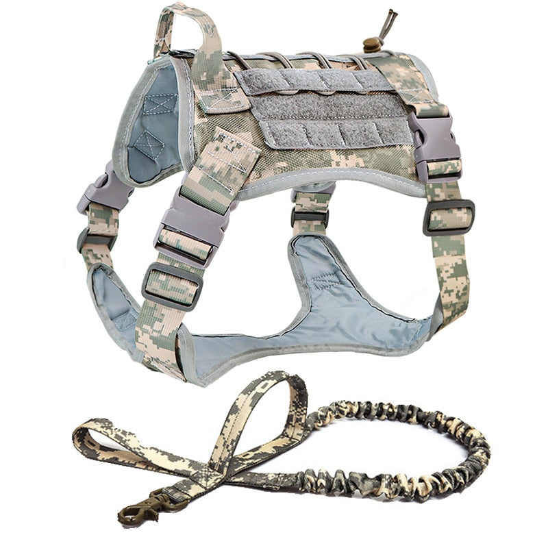 Tactical Dog Harness Pet Training Vest Dog Harness And Leash Set For Small Medium Big Dogs - Your Healthy Version