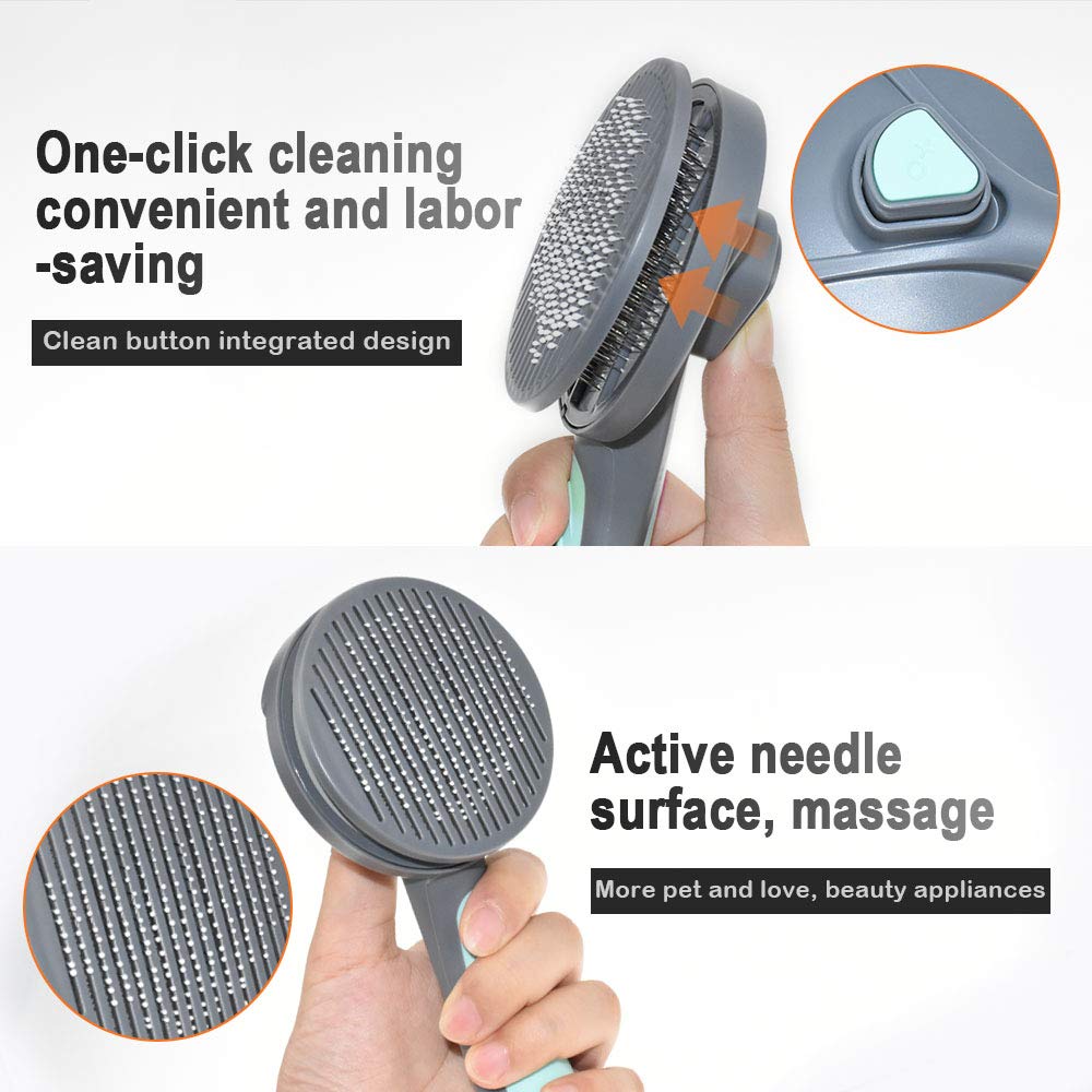 Dog Cat Comb Pet Hair Removal Grooming Comb Cat Puppy Remover Brush Deshedding Tool For Dogs Cats Rabbits Pet Cleaning Supplies - Your Healthy Version