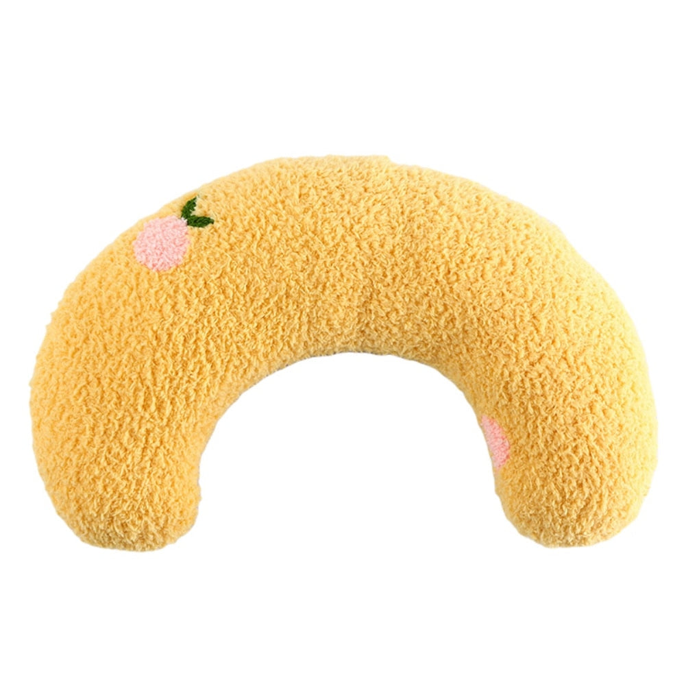 Plush U-shaped Stuffed Pillow Doll For Small Dog Cat Comfortable Teeth Grinding Puppy Kitten Cat Sleeping Pillow Pet Supplies - Your Healthy Version