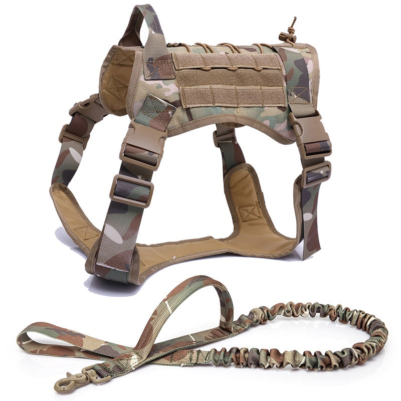 Tactical Dog Harness Pet Training Vest Dog Harness And Leash Set For Small Medium Big Dogs - Your Healthy Version