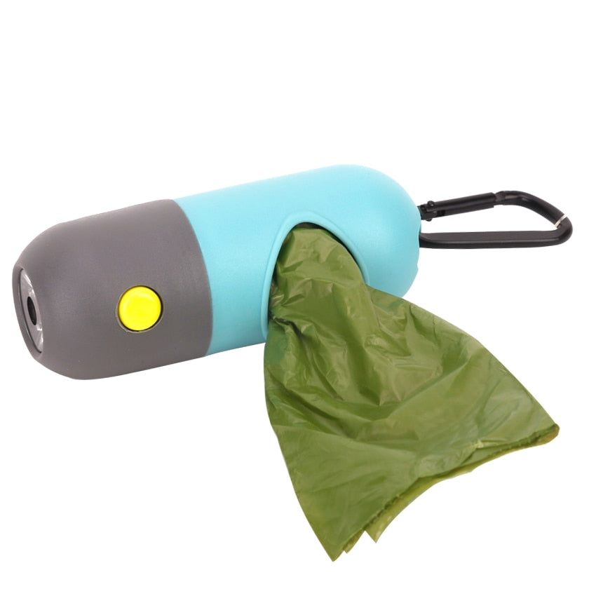 Degradable Dog Poop Bag Dispenser LED light Waste Bags for Dog Poop Bag Holder Box Cat Dog Waste Garbage Bag Cleaning Supplies - Your Healthy Version