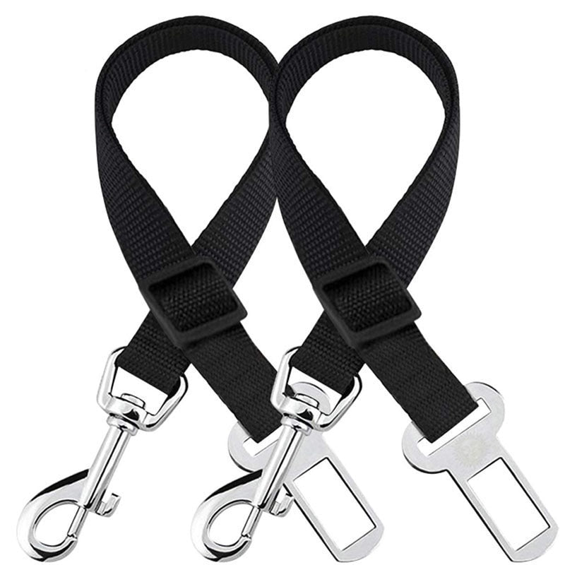 Pet Dog Cat Car Seat Belt Dog Accessories Adjustable Harness Lead Leash Small Medium Travel Clip Puppy Collar Leash Pet Supplies - Your Healthy Version