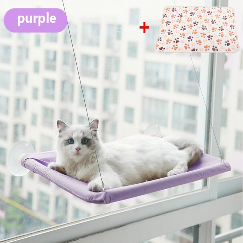 Cat Hammock Pet Hanging Sleeping Beds Cat Resting Seat Perch Window Hammock Mount Pet Comfortable Cat Pet Bed Bearing 20kg - Your Healthy Version