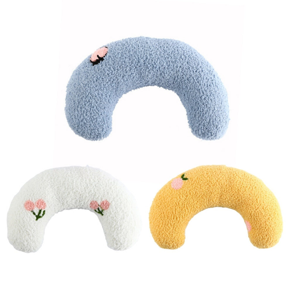 Plush U-shaped Stuffed Pillow Doll For Small Dog Cat Comfortable Teeth Grinding Puppy Kitten Cat Sleeping Pillow Pet Supplies - Your Healthy Version