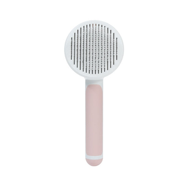 Pet Cat Brush Dog Comb Hair Removes Pet Hair Comb Self Cleaning Slicker Brush For Cats Dogs Removes Tangled Hair Beauty Products - Your Healthy Version