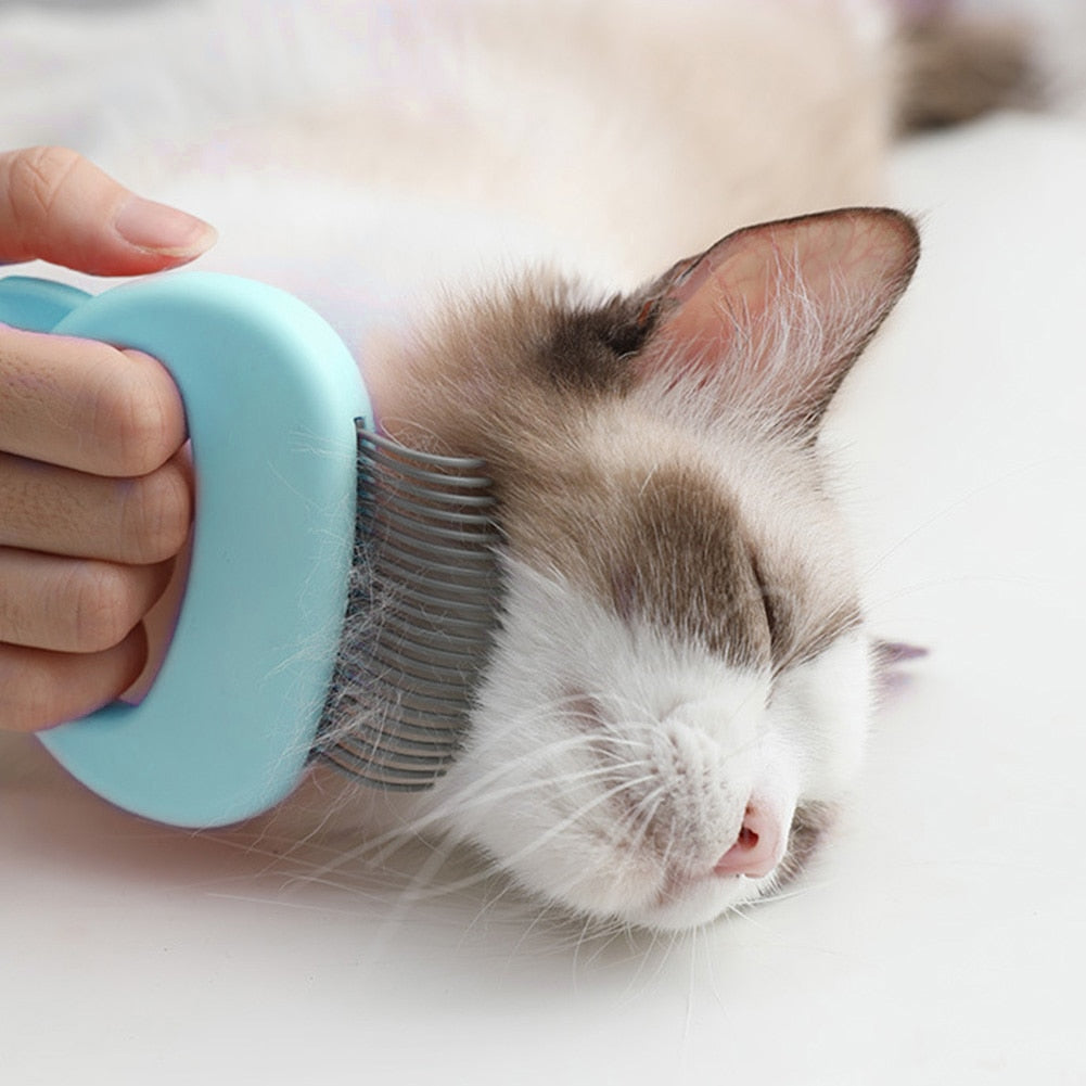 Dog Cat Combs Hair Remover Brush Pet Grooming Tools Dog Massage Comb Brush Remove Loose Hairs Pet Cat Supplies - Your Healthy Version