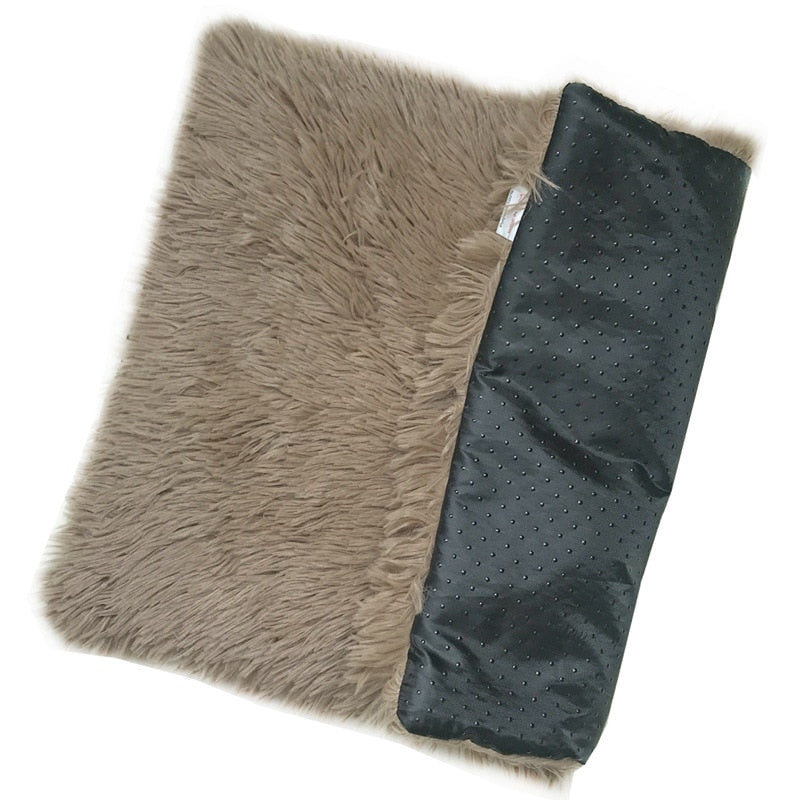Pet Dog Mat Cat Bed House Fluffy Long Plush Pet Blankets Warm Sleeping Puppy Kennel Pad Cushion for Dogs Pet Accessories - Your Healthy Version