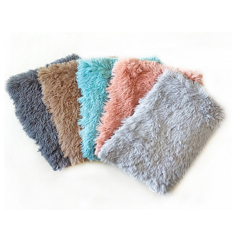 Pet Dog Mat Cat Bed House Fluffy Long Plush Pet Blankets Warm Sleeping Puppy Kennel Pad Cushion for Dogs Pet Accessories - Your Healthy Version