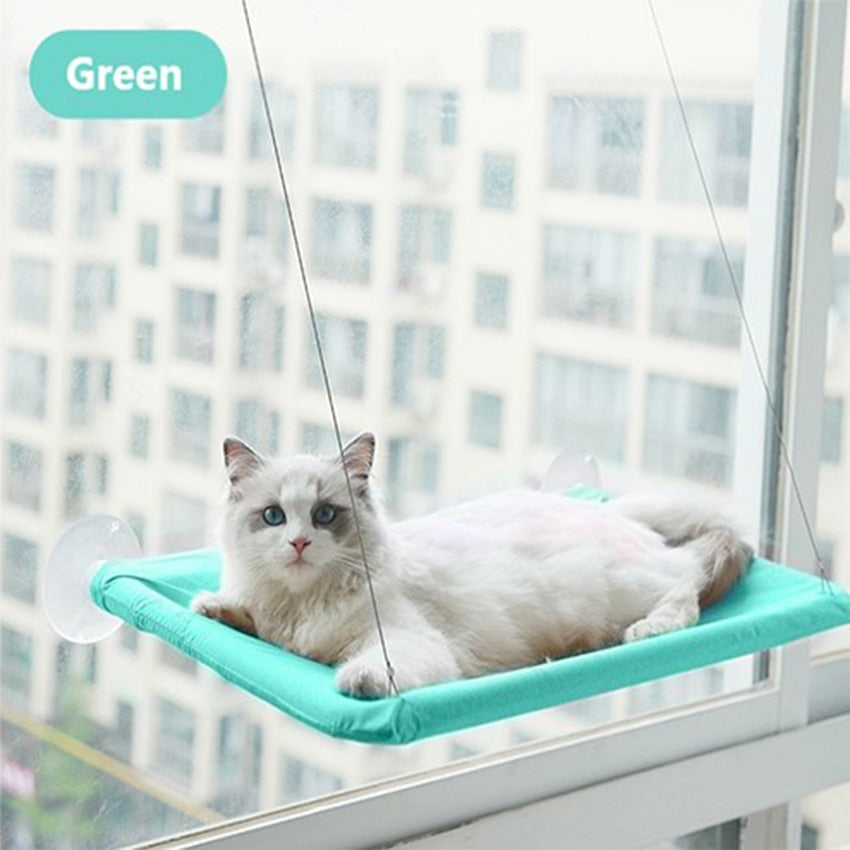 Cat Hammock Pet Hanging Sleeping Beds Cat Resting Seat Perch Window Hammock Mount Pet Comfortable Cat Pet Bed Bearing 20kg - Your Healthy Version