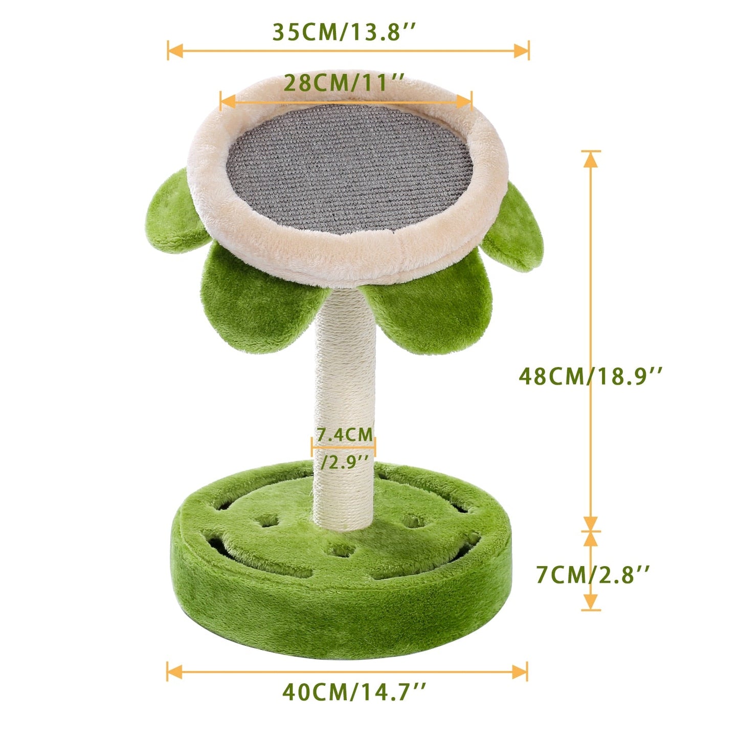 High quality Cat Scratching Post Cat Interactive Toys Cat Scratch Post Cats Kittens Sisal Scratch Pole Cat Scratcher - Your Healthy Version