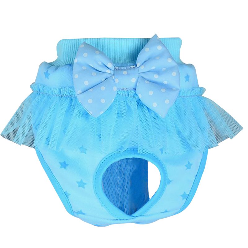 Dog Physiological Pants Diaper Clothes Elasticity Underwear Panties Chiffon Cute Puppy Cat Pet Supplies S-XL - Your Healthy Version