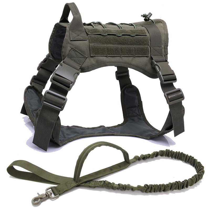 Tactical Dog Harness Pet Training Vest Dog Harness And Leash Set For Small Medium Big Dogs - Your Healthy Version
