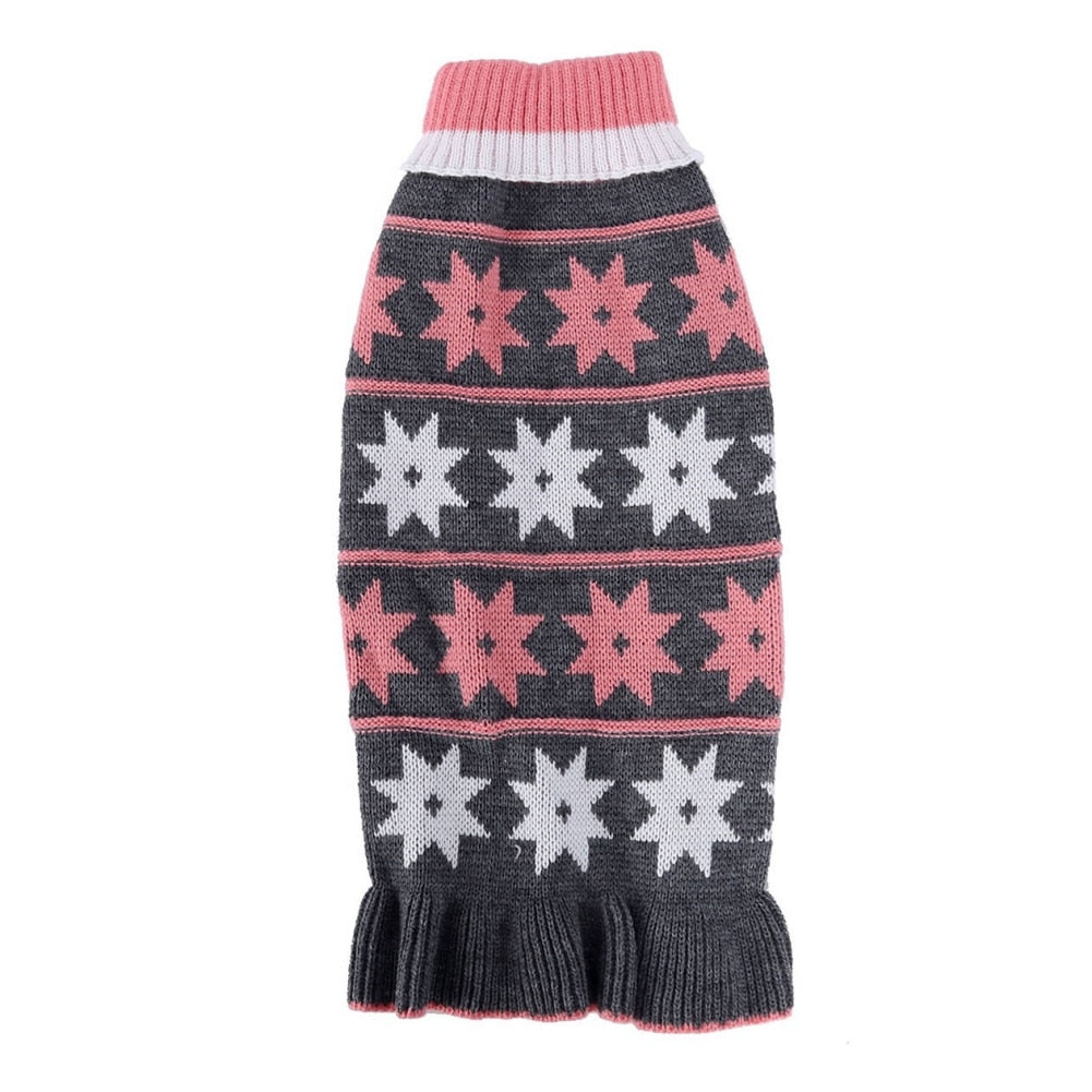 Warm Pet Dog Dresses for Small Dogs Sweater Puppy Cat Dress Shih Tzu Dachshund Clothes Pets Clothing Skirt roupa cachorro - Your Healthy Version