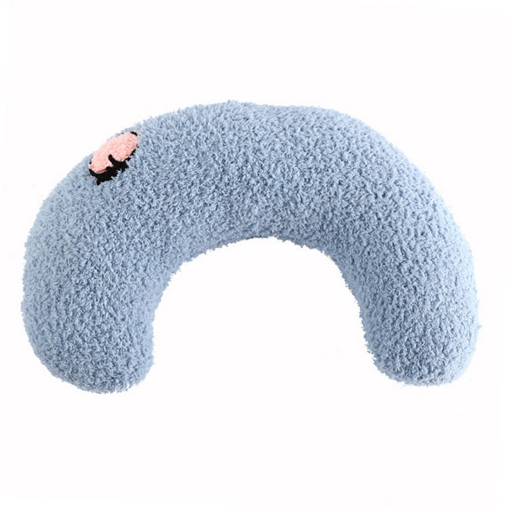 Plush U-shaped Stuffed Pillow Doll For Small Dog Cat Comfortable Teeth Grinding Puppy Kitten Cat Sleeping Pillow Pet Supplies - Your Healthy Version