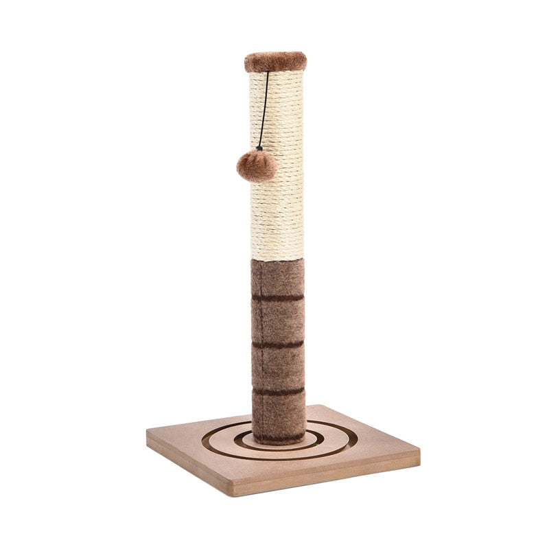 High quality Cat Scratching Post Cat Interactive Toys Cat Scratch Post Cats Kittens Sisal Scratch Pole Cat Scratcher - Your Healthy Version