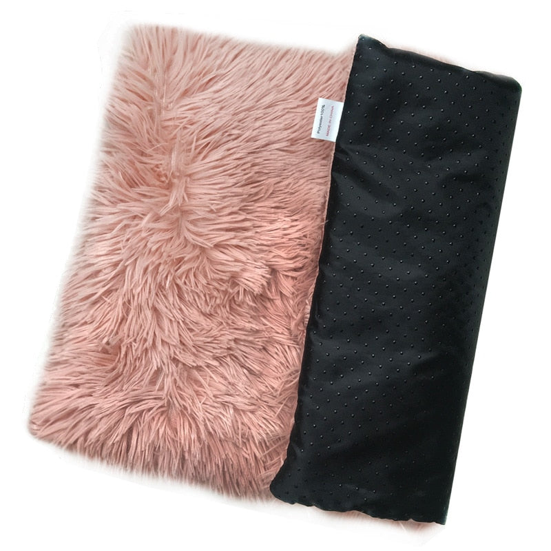Pet Dog Mat Cat Bed House Fluffy Long Plush Pet Blankets Warm Sleeping Puppy Kennel Pad Cushion for Dogs Pet Accessories - Your Healthy Version