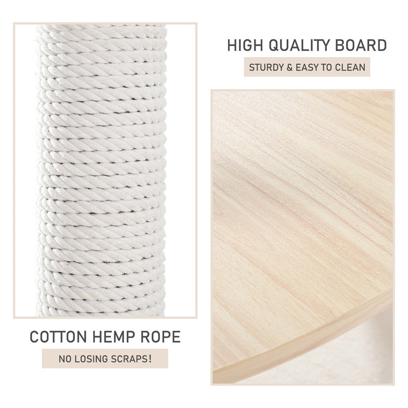 Luxury Cat Tree  Large Climbing Frame Multi-Layer Scratching Post Resistant Sisal Cat Tree with Hanging Ball Kitten Playground - Your Healthy Version