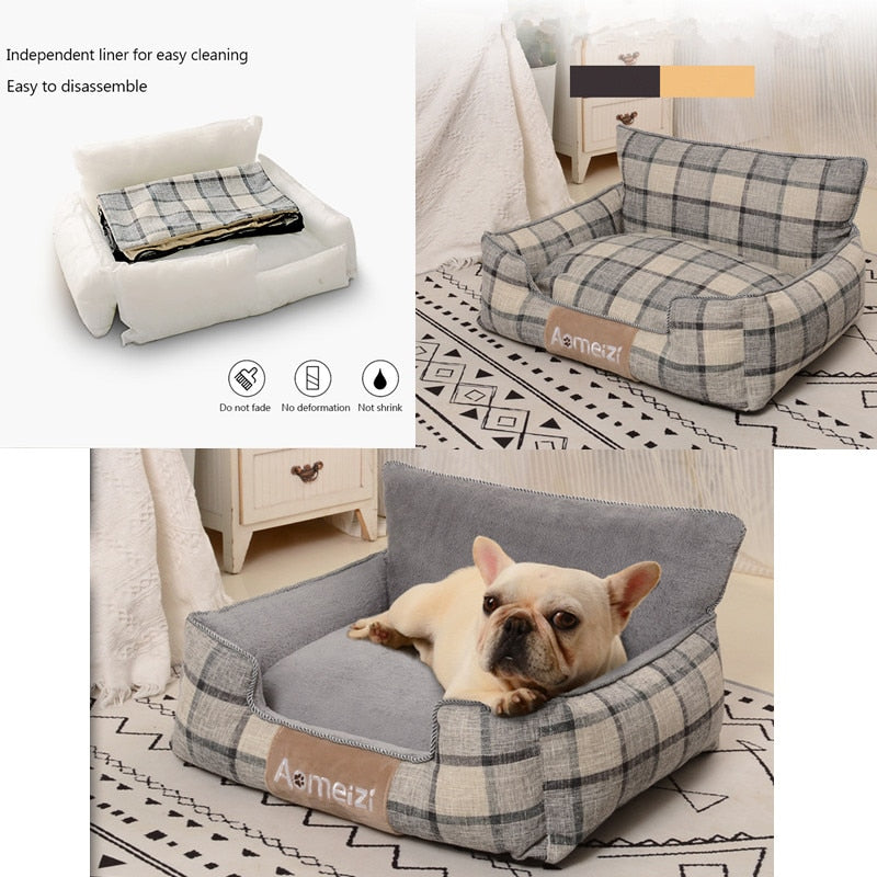 Pet Dog Bed Warm Removable Soft Pet Bed For Dogs Washable House Sofa Mats Sleeping Beds And Houses Small Medium Big Dog Bed - Your Healthy Version