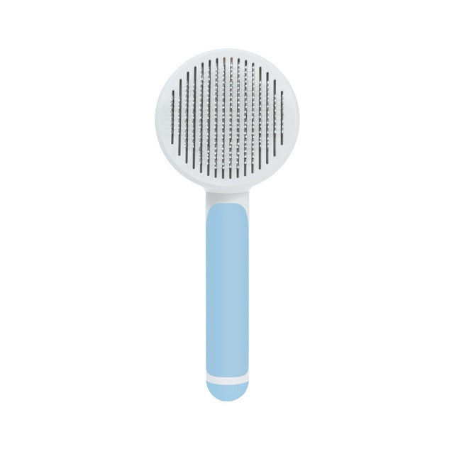 Pet Cat Brush Dog Comb Hair Removes Pet Hair Comb Self Cleaning Slicker Brush For Cats Dogs Removes Tangled Hair Beauty Products - Your Healthy Version