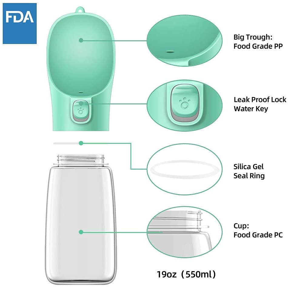 Portable Dog Water Bottle For Small Large Dogs Bowl Outdoor Walking Puppy Pet Travel Water Bottle Cat Drinking Bowl Dog Supplies - Your Healthy Version