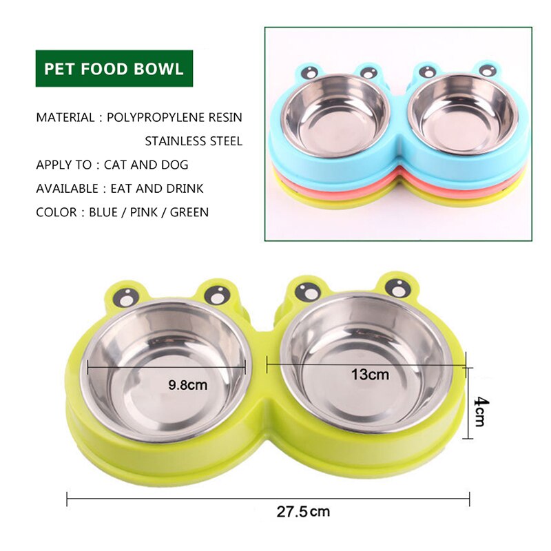 Bowls Stainless Steel Pet Feeder Water Bowls Non-slip Pet Food Drinking for Feeding Dogs Cats Rabbit Pet Supplies - Your Healthy Version