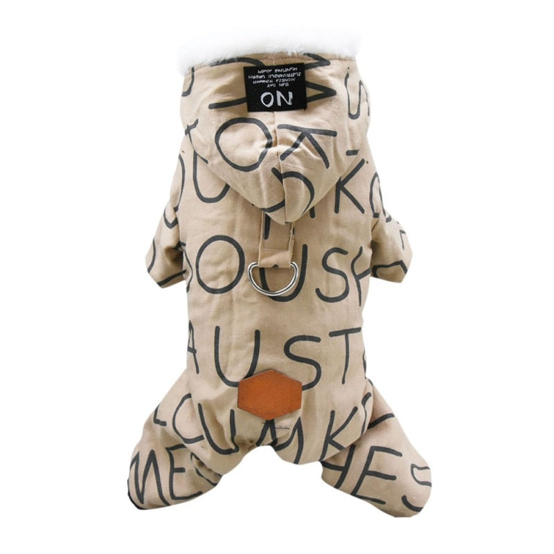 Winter Puppy Dog Coat Jacket for Small Dogs Windproof Dog Snowsuit Warm Fleece Padded Pet Clothes for Poodles Bulldog - Your Healthy Version
