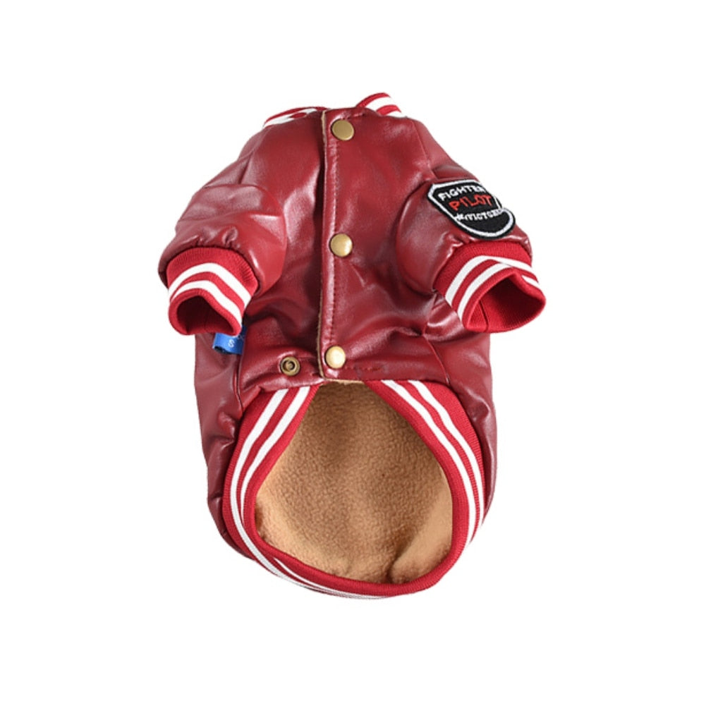 Winter Pet Dog Clothes For Small Dogs Warm Leather Puppy Clothing French Bulldog Waterproof Coat For Chihuahua Dog Jacket - Your Healthy Version