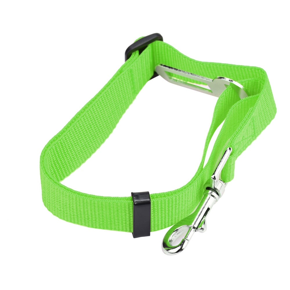 Pet Dog Cat Car Seat Belt Dog Accessories Adjustable Harness Lead Leash Small Medium Travel Clip Puppy Collar Leash Pet Supplies - Your Healthy Version