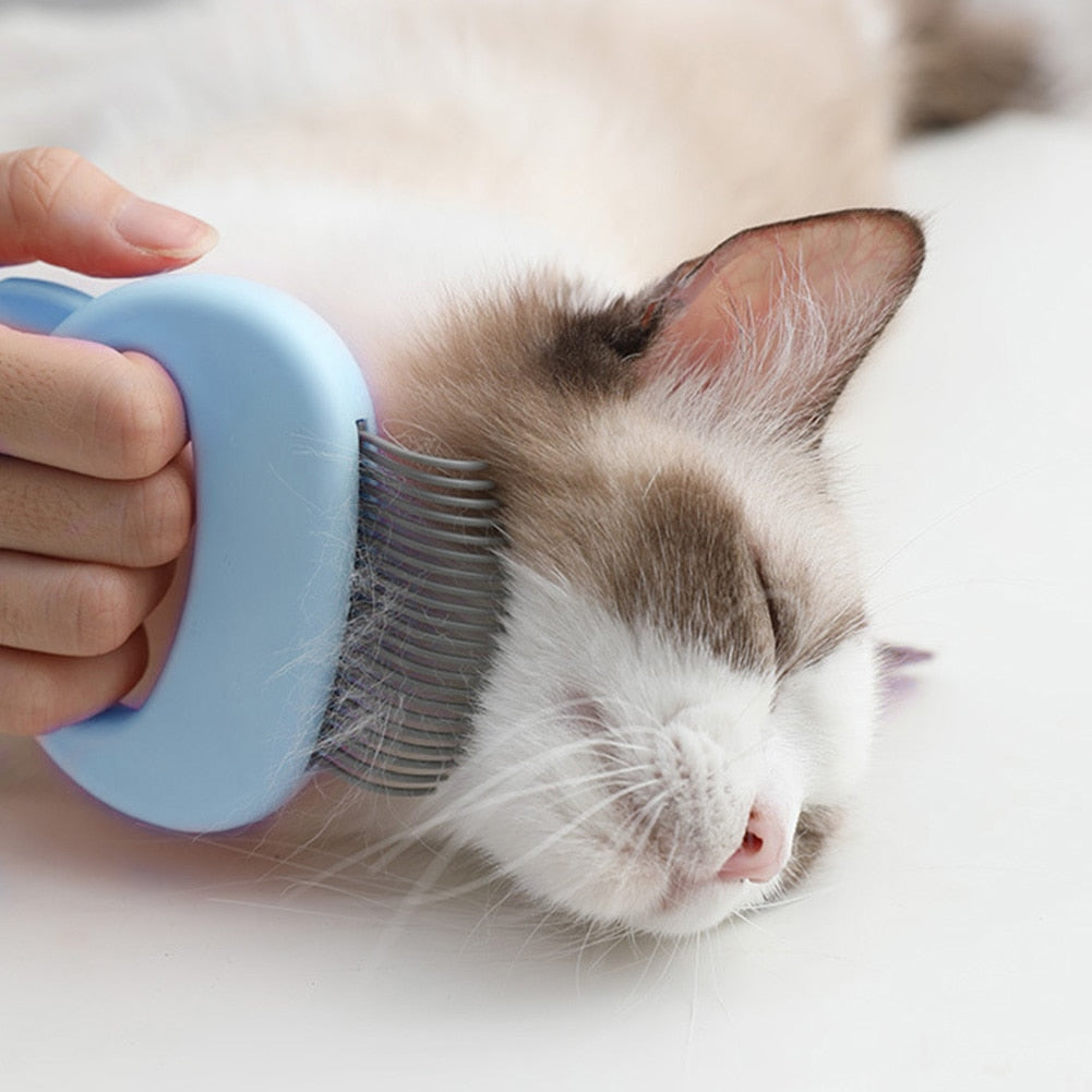 Dog Cat Combs Hair Remover Brush Pet Grooming Tools Dog Massage Comb Brush Remove Loose Hairs Pet Cat Supplies - Your Healthy Version