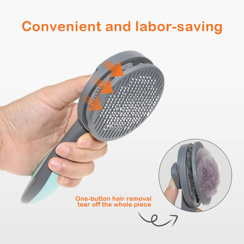 Dog Cat Comb Pet Hair Removal Grooming Comb Cat Puppy Remover Brush Deshedding Tool For Dogs Cats Rabbits Pet Cleaning Supplies - Your Healthy Version