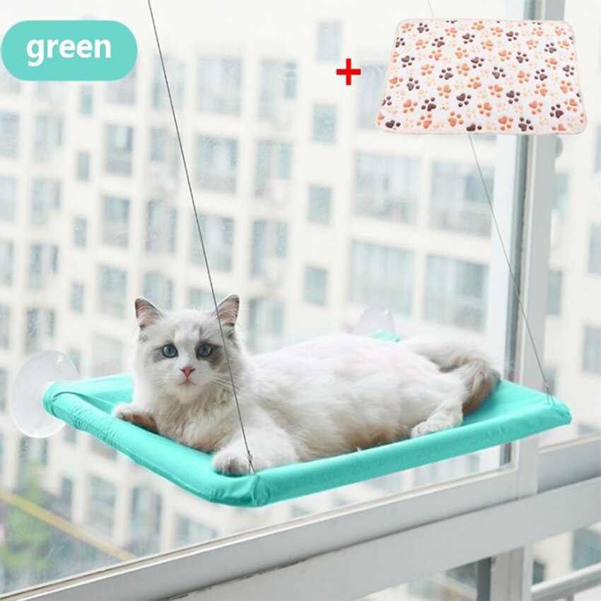 Cat Hammock Pet Hanging Sleeping Beds Cat Resting Seat Perch Window Hammock Mount Pet Comfortable Cat Pet Bed Bearing 20kg - Your Healthy Version