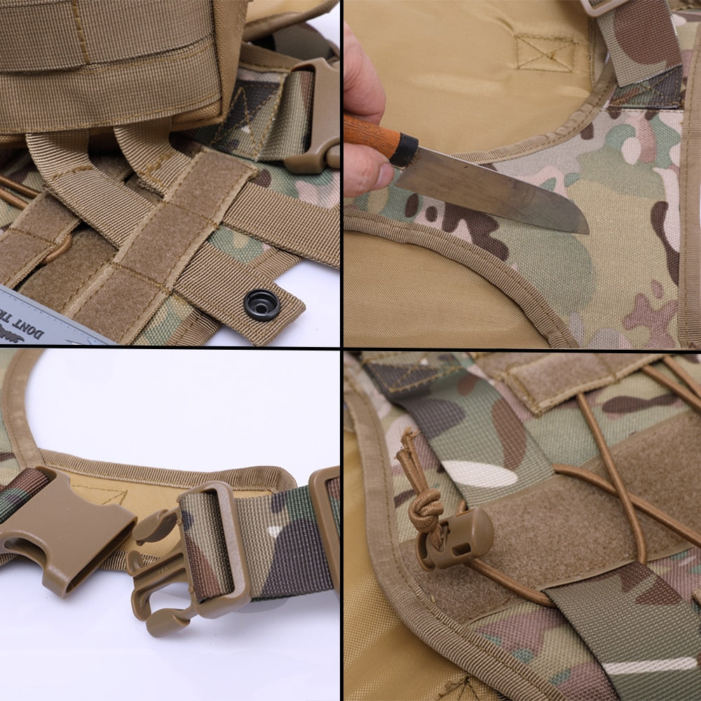 Tactical Dog Harness Pet Training Vest Dog Harness And Leash Set For Small Medium Big Dogs - Your Healthy Version