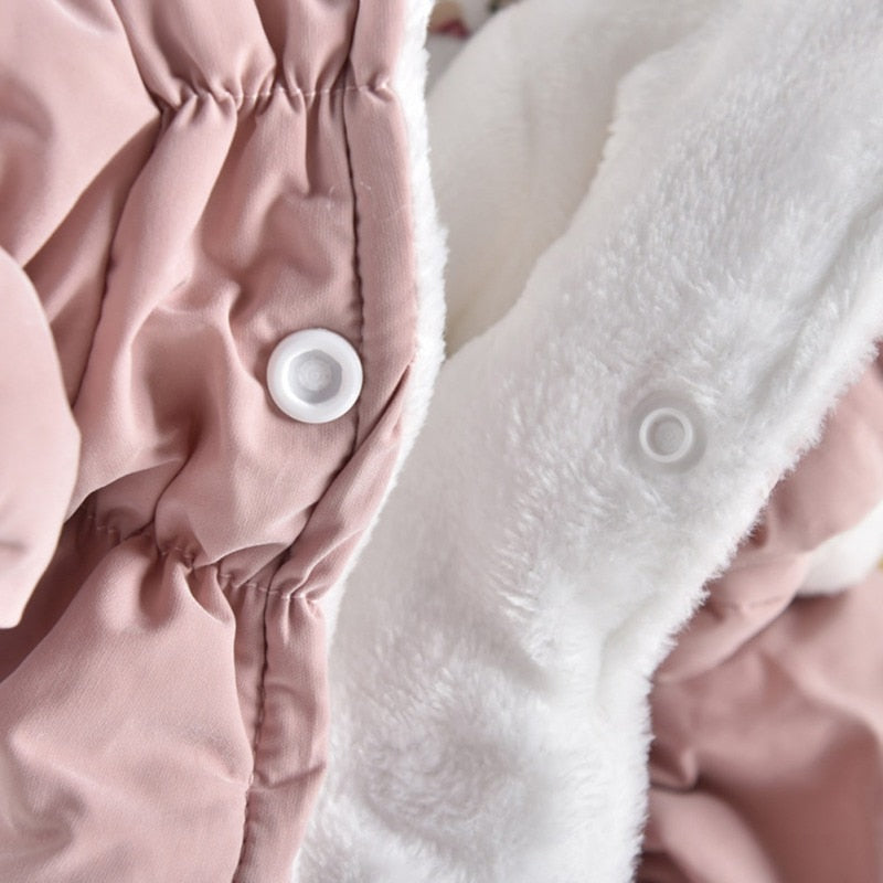 Dog Pet Super Warm Dress Winter Puppy Pet Dog Coats Princess Floral Bubble Skirt Dog Cat Hooded Chihuahua Yorkie Clothing - Your Healthy Version