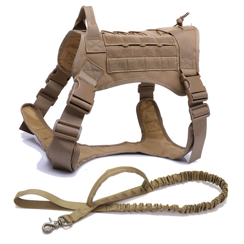 Tactical Dog Harness Pet Training Vest Dog Harness And Leash Set For Small Medium Big Dogs - Your Healthy Version