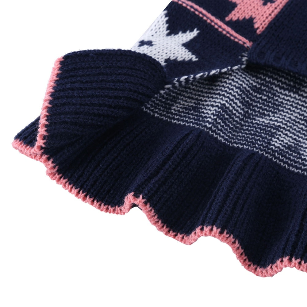 Warm Pet Dog Dresses for Small Dogs Sweater Puppy Cat Dress Shih Tzu Dachshund Clothes Pets Clothing Skirt roupa cachorro - Your Healthy Version